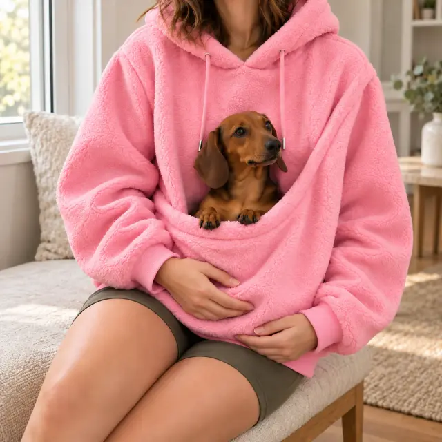 Doxie Cuddle Pouch Hoodie