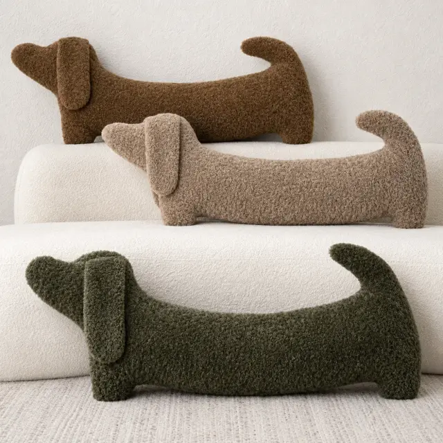 Minimalist Dachshund Cushion