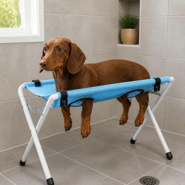 Suspended Pet Grooming Hammock