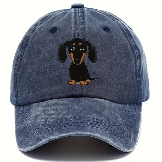 Doxie Days Washed Baseball Cap